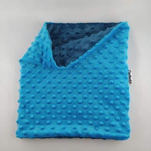 Gyerek / felnőtt minky csősál - kék - Meska.hu