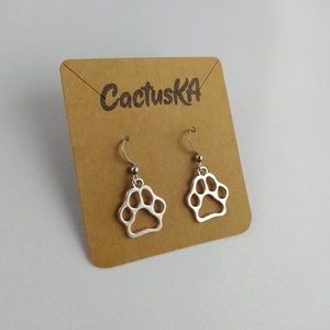 Mancs lógós fülbevaló, Ékszer, Fülbevaló, Lógó fülbevaló, Ékszerkészítés, MESKA