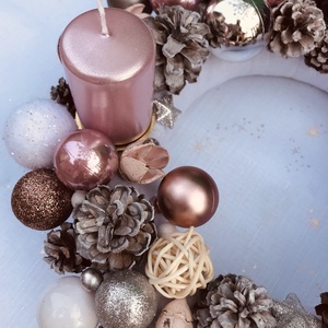 Adventi koszorú  - karácsony - adventi díszek - adventi koszorú - Meska.hu