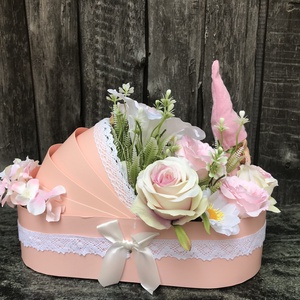 Baba ajándék bölcső Manóval - játék & sport - babalátogató ajándékcsomag - Meska.hu