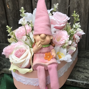 Baba ajándék bölcső Manóval - játék & sport - babalátogató ajándékcsomag - Meska.hu