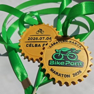 Személyre szabott 3D nymtatott érmek és plakettek sportversenyekre, céges és családi eseményekre, Ékszer, Nyaklánc, Medál, , MESKA