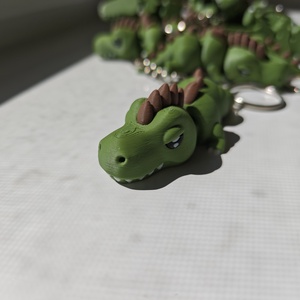 3D Nyomtatott Mozgó T-Rex Dino Kulcstartó, táska dísz (5 db) - Meska.hu