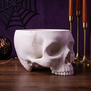 Dizájn Koponya Cukorkatartó � Vagány Halloween és Otthoni Dekor - Meska.hu