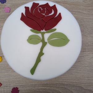 Rózsás torta készítő csomag 22cm - diy (csináld magad) - egységcsomag - Meska.hu