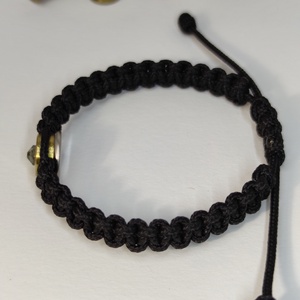 9mm Luger, 1-lövető női paracord karkötő - ékszer - karkötő - fonott karkötő - Meska.hu