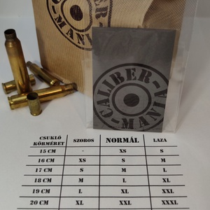 9 mm Luger, 3-Lövetű, Töltény karkötő - ékszer - karkötő - fonott karkötő - Meska.hu