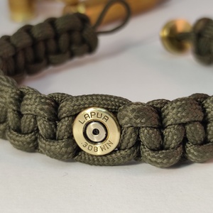 .308 Win 2-Lövetű Töltény paracord karkötő , Vadász ékszer   - ékszer - karkötő - fonott karkötő - Meska.hu