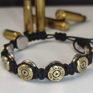 .308 Win , 7-Lövetű paracord, Vadászékszer lőszeresládában. - ékszer - karkötő - fonott karkötő - Meska.hu