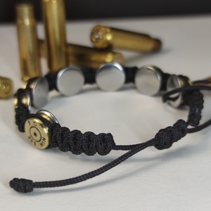 .308 Win , 7-Lövetű paracord, Vadászékszer lőszeresládában. - ékszer - karkötő - fonott karkötő - Meska.hu
