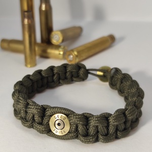 .30-06 Sprg 2-Lövetű Töltény paracord karkötő , Vadász ékszer  , Ékszer, Karkötő, Fonott karkötő, Ékszerkészítés, Újrahasznosított alapanyagból készült termékek, MESKA
