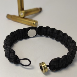 2-Lövetű Töltény paracord karkötő , Vadász ékszer   - ékszer - karkötő - fonott karkötő - Meska.hu