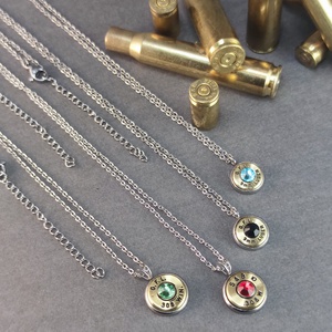 Töltény nyaklánc, Vadász ékszer - Meska.hu