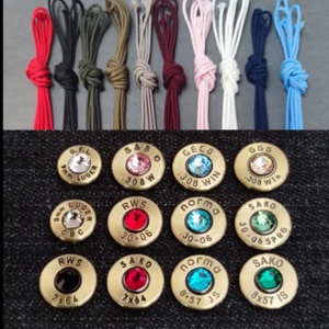 Női Töltény karkötő, 3-Lövetű microcord - ékszer - karkötő - fonott karkötő - Meska.hu