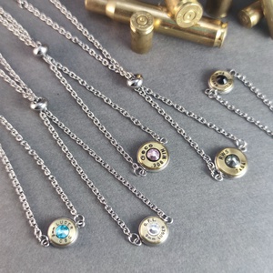 Töltény karlánc, 1-Lövetű vadász ékszer - Meska.hu