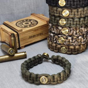 2-Lövetű Töltény paracord karkötő , Vadász ékszer   - Meska.hu
