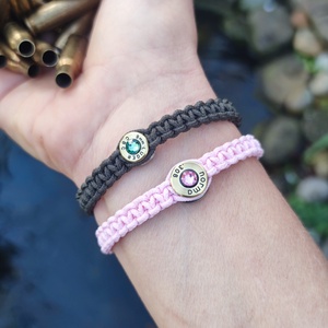 Női Töltény microcord, 1-lövetű karkötő, Ékszer, Fülbevaló, Pötty fülbevaló, Ékszerkészítés, Újrahasznosított alapanyagból készült termékek, MESKA