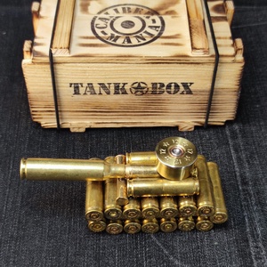 Töltény Tank ládában - művészet - militária - katonai felszerelések - Meska.hu