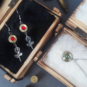 Mini lőszeresláda fából,  Női ékszertartó S méret - ékszer - ékszertartó - ékszerdoboz - Meska.hu