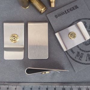 Töltény pénzcsipesz,  Vadász Ajándék - táska & tok - pénztárca & más tok - pénztárca - férfi pénztárca - Meska.hu