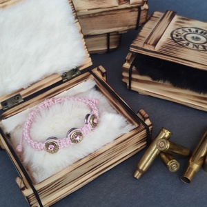 Női lőszeresláda, Töltény ékszer tartó, M méret - ékszer - ékszertartó - ékszerdoboz - Meska.hu