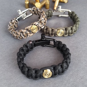  Töltény paracord karkötő, 1-lövetű MAX Vadászékszer - ékszer - karkötő - fonott karkötő - Meska.hu