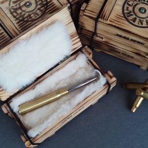 Női lőszeresláda, Töltény ékszer tartó, L méret - ékszer - ékszertartó - ékszerdoboz - Meska.hu