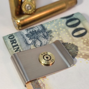 Töltény pénzcsipesz,  Vadász Ajándék - Meska.hu