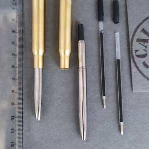 Töltény golyóstoll,  egyedi gravírozással lőszeresládában.  Vadász ajándék - otthon & életmód - papír, írószer - ceruza & toll - Meska.hu