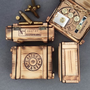 Töltény férfi szett, lőszeres ládában, Vadász Ajándék - táska & tok - pénztárca & más tok - pénztárca - férfi pénztárca - Meska.hu