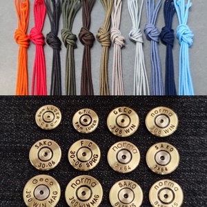 Töltény paracord karkötő, 7- lövetű Vadász ajándék - ékszer - karkötő - fonott karkötő - Meska.hu