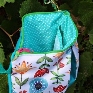 Cube Mini - Floral - táska & tok - kézitáska & válltáska - válltáska - Meska.hu