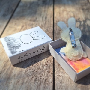 Kitűző - PocketLove Nyuszi - játék & sport - plüssállat & játékfigura - nyuszi - Meska.hu