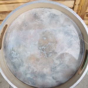 Fa tálaló epoxy gyantával - otthon & életmód - konyhafelszerelés, tálalás - tálalás - tálca - Meska.hu