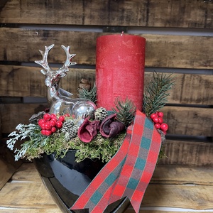 Adventi asztal dísz Rénszarvas  - karácsony - adventi díszek - adventi ablakdekoráció - Meska.hu