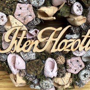 Isten hozott ajtódísz, kopogtató - otthon & életmód - dekoráció - ajtó- és ablak dekoráció - ajtódísz & kopogtató - Meska.hu