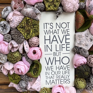 Kedves, tavaszi, nyári kopogtató  - otthon & életmód - dekoráció - ajtó- és ablak dekoráció - ajtódísz & kopogtató - Meska.hu