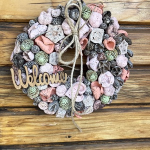 Pasztell tavaszi, nyári kopogtató Welcome - Meska.hu