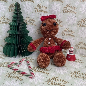 Horgolt Mézike, Karácsony, Karácsonyi lakásdekoráció, Karácsonyi manók, figurák, Horgolás, MESKA