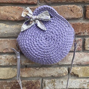 Levendula kör crossbody táska - Meska.hu