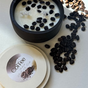 CandlAir Coffee szójaviasz illatgyertya L-es méret - otthon & életmód - gyertya, illat, aroma - gyertya - Meska.hu
