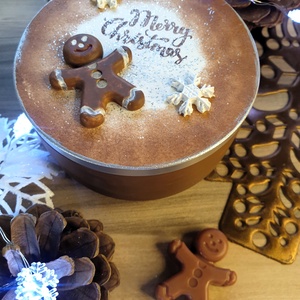 CandlAir Christmas Gingy szójaviasz illatgyertya L-es méret - otthon & életmód - gyertya, illat, aroma - gyertya - Meska.hu