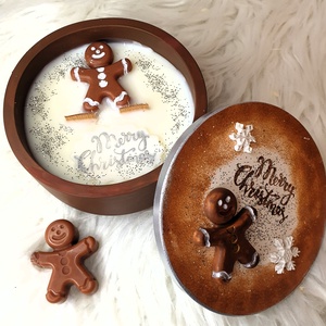 CandlAir Christmas Gingy szójaviasz illatgyertya L-es méret - otthon & életmód - gyertya, illat, aroma - gyertya - Meska.hu