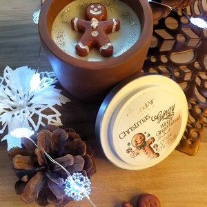 CandlAir Christmas Gingy szójaviasz illatgyertya M-es méret - Meska.hu