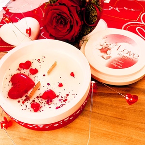 CandlAir LOVE szójaviasz illatgyertya - otthon & életmód - gyertya, illat, aroma - gyertya - Meska.hu