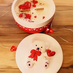 CandlAir LOVE szójaviasz illatgyertya - otthon & életmód - gyertya, illat, aroma - gyertya - Meska.hu