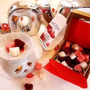 CandlAir LOVE DROPS szója illatviasz válogatás - otthon & életmód - gyertya, illat, aroma - gyertya - Meska.hu