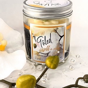 CandlAir Orchid Tőled szebb a világ üvegtégelyes szójaviasz illatgyertya - otthon & életmód - gyertya, illat, aroma - gyertya - Meska.hu
