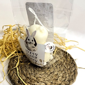 CandlAir Happy Easter Bunny szójaviasz formagyertya - otthon & életmód - gyertya, illat, aroma - gyertya - Meska.hu