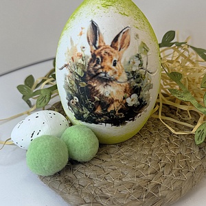 CandlAir Happy Easter Green kerámiatégelyes szójaviasz illatgyertya, Otthon & Életmód, Gyertya, illat, aroma, Gyertya, Gyertya-, mécseskészítés, MESKA